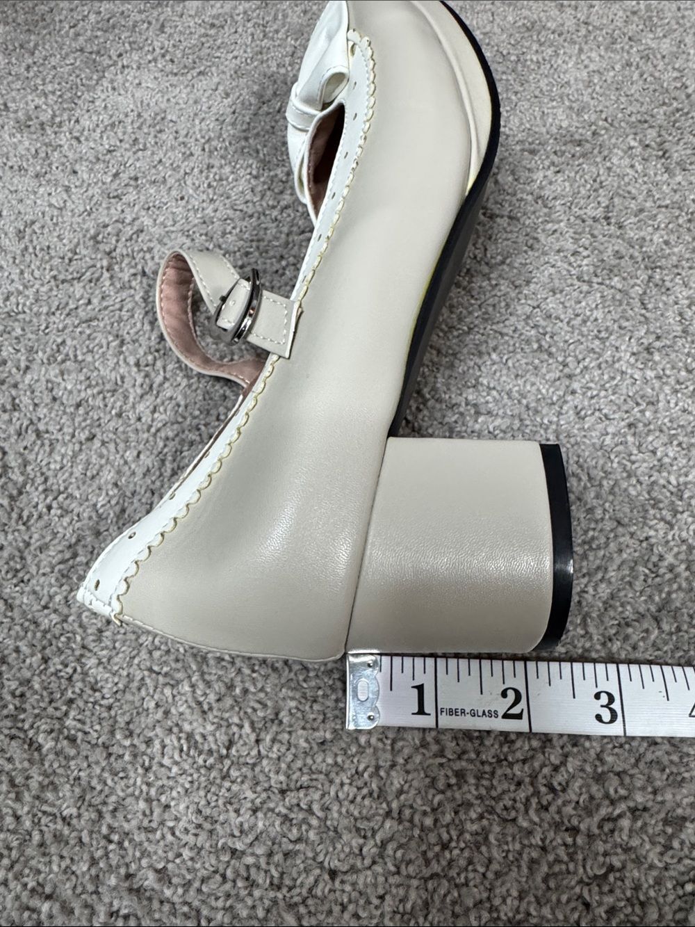 Women’s Chunky Heel Mary Jane Pumps Cute Bow Hearts Round Toe Size 9.5 NEW *READ - Picture 11 of 15